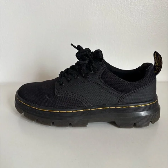 Dr Martens Black Reeder Utility Shoes - Picture 3 of 16